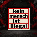Kein Mensch ist illegal - Aufkleber