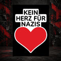 Aufkleber "Kein Herz für Nazis"